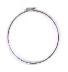 Metal ring farve sølv 